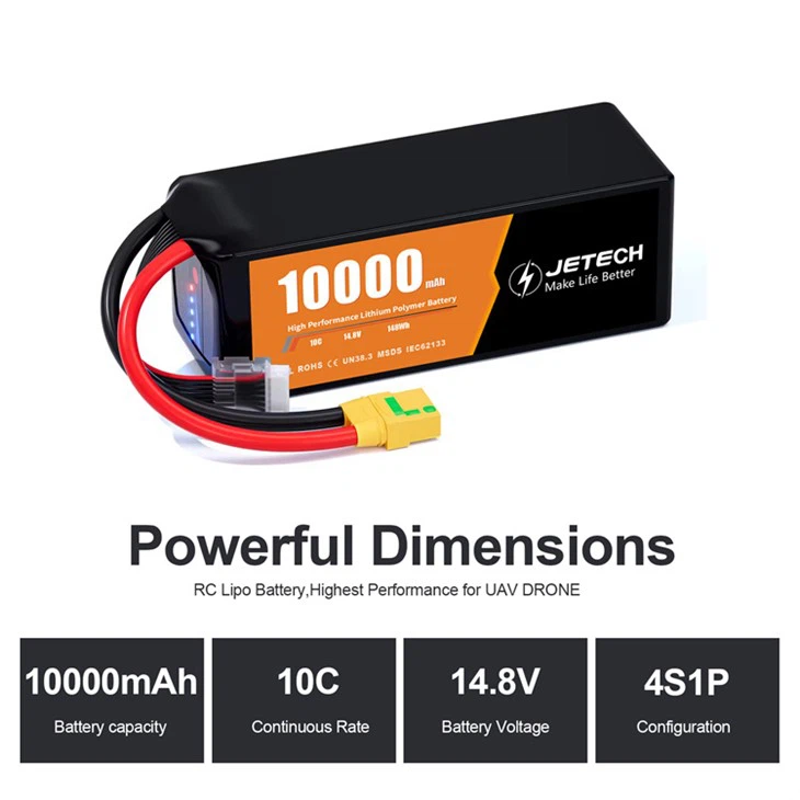 14.8V 10000mAh Lipo Battery (4)